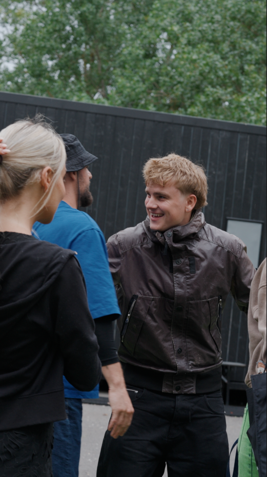 Plugin community members greeting each other