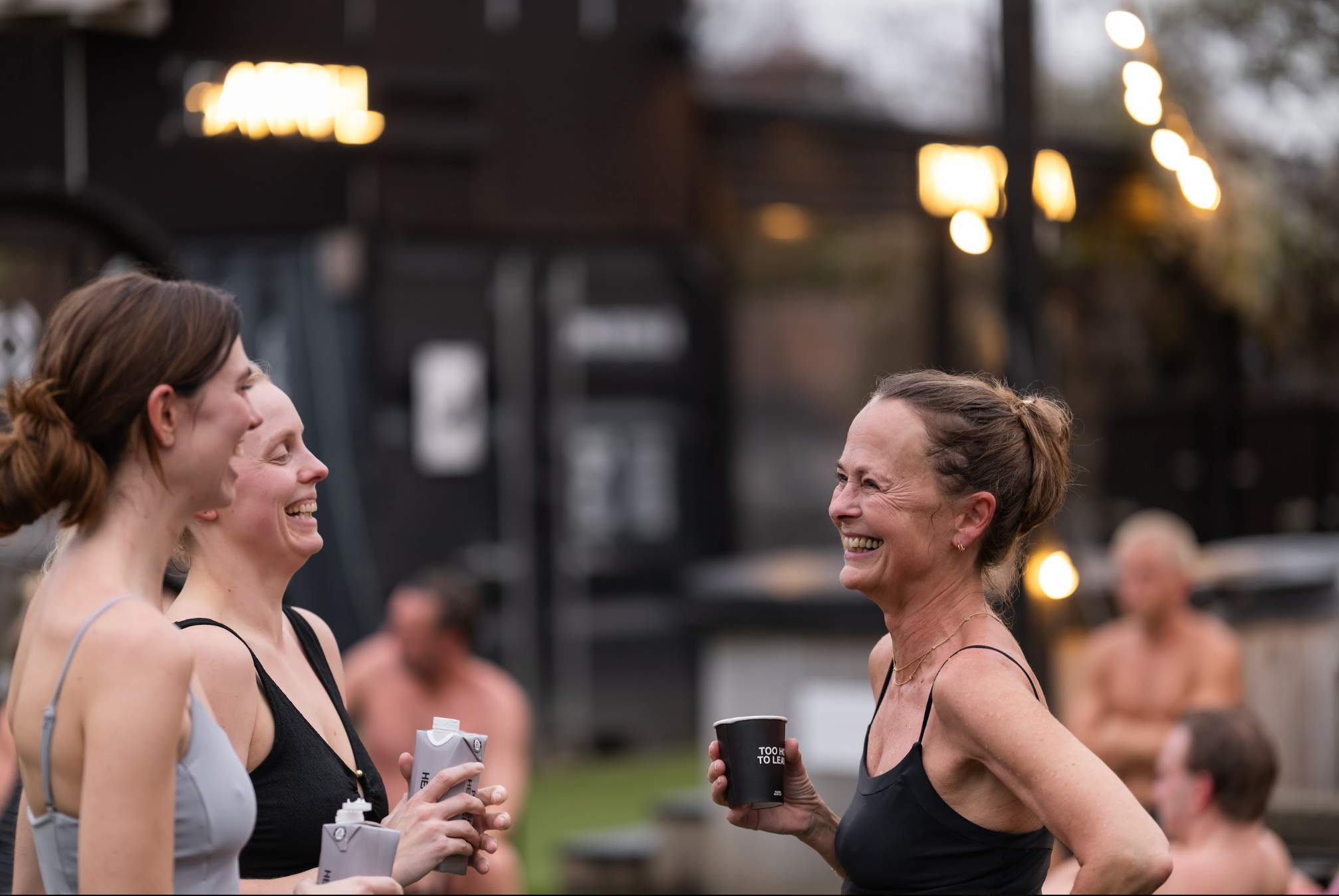 Plugin Heat Club guests embracing outdoors